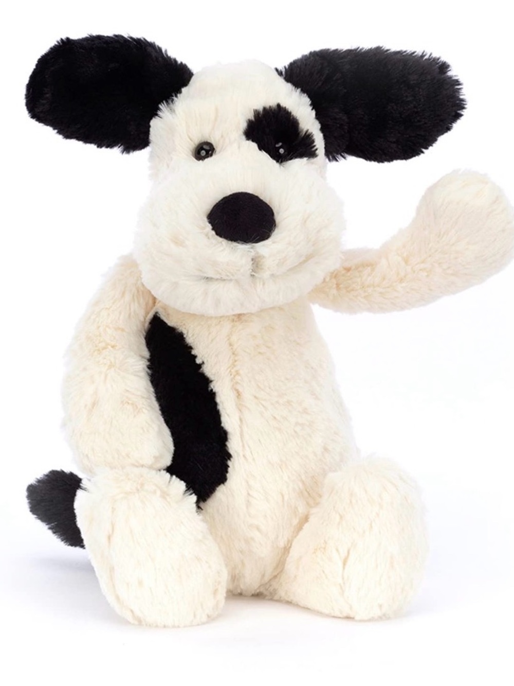 Jellycat Bashful Cream & Black Plush Toy